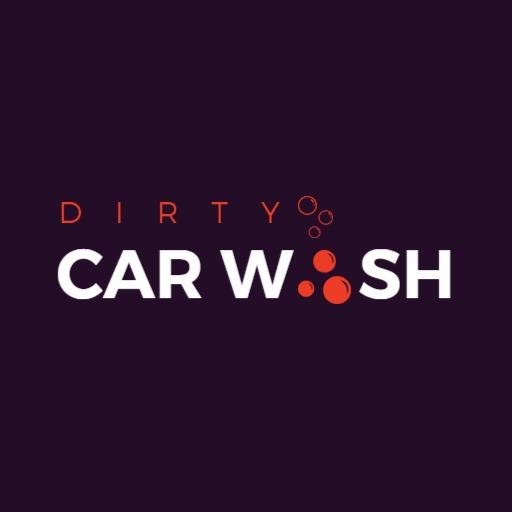 Bold and Modern Dirty Car Wash Service Logo Template