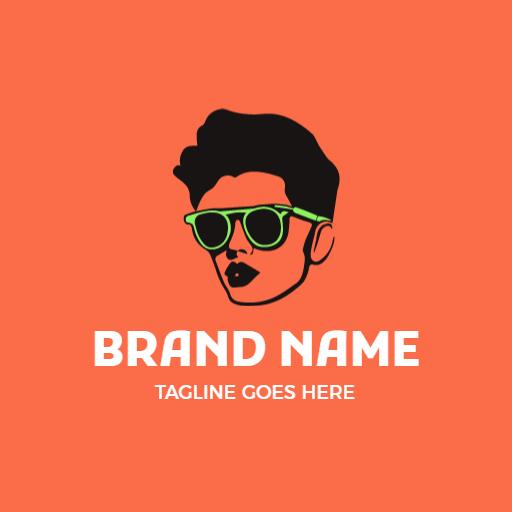Bold and Vibrant Orange Fashion Logo for Trendsetters Logo Template