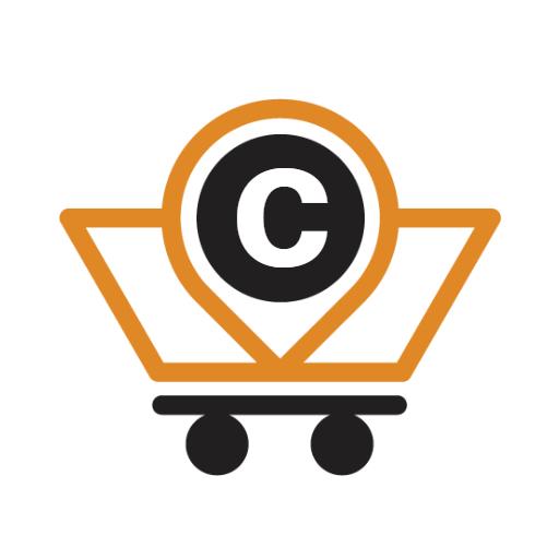 Bold Black and Orange Alphabet Symbol for Creative Brands Logo Template
