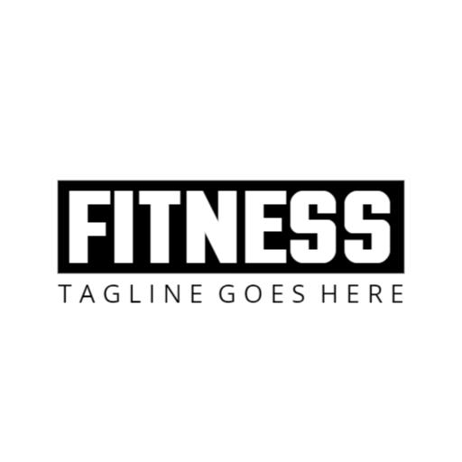 Bold Black Fitness Logo to Inspire Healthy Living Logo Template