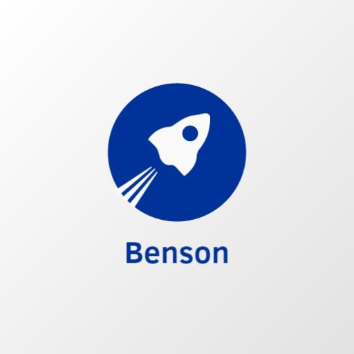Bold Blue Rocket Launch Symbolizing Space Exploration Logo Template