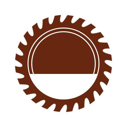 Bold Brown Circular Design for Creative Branding Logo Template