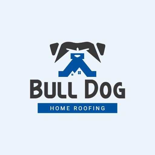 Bold Bulldog Design Representing Quality Home Roofing Logo Template