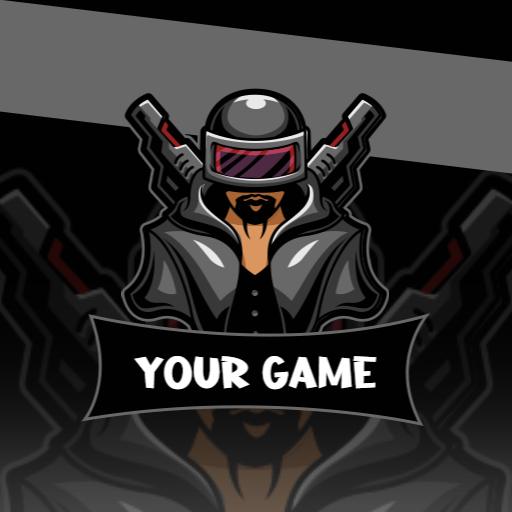 Bold Character Design for Competitive Esports Action Logo Template