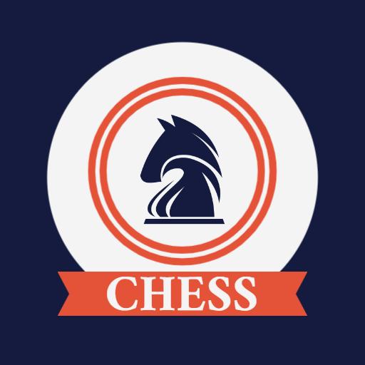 Bold Circular Design Featuring Chess Strategy Elements Logo Template