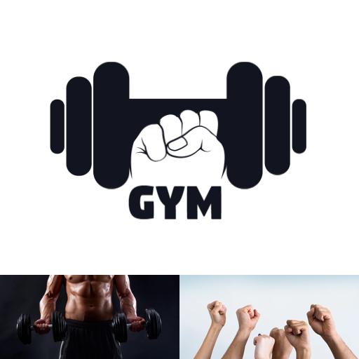 Bold Dark Weightlifting Design Representing Fitness Gym Logo Template