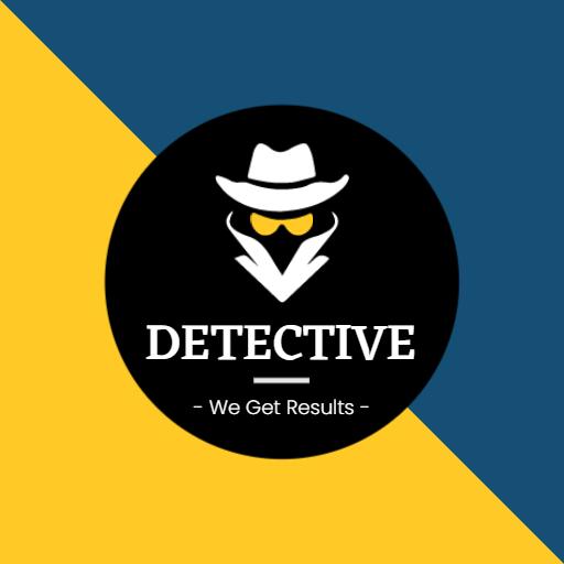 Bold Detective Theme Showcasing Sleuth Services Logo Template