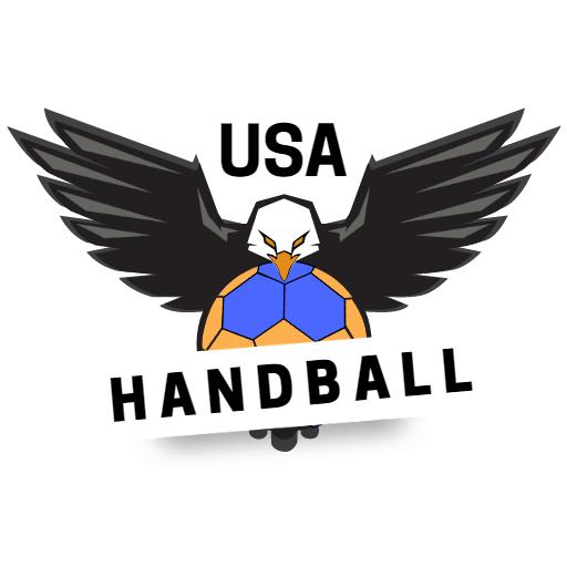 Bold Eagle Design Representing USA Handball Team Logo Template