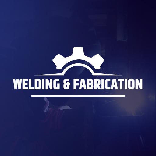 Bold Gear Icon Represents Professional Welding and Fabrication Logo Template