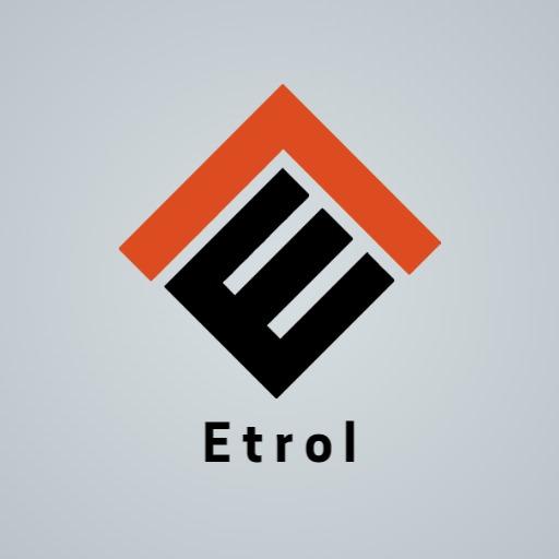 Bold Geometric Design with Orange for Architect Logo Template