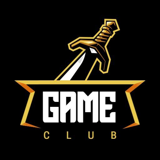 Bold Golden Sword Design for a Dynamic Gaming Logo Template