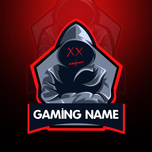 Bold Red and Black Esports Logo Featuring Hooded Character Logo Template
