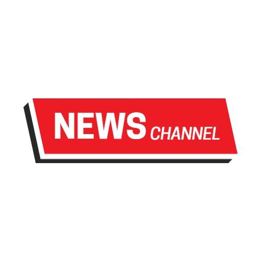 Bold Red and White News Channel for Engaging YouTube Channel Logo Template