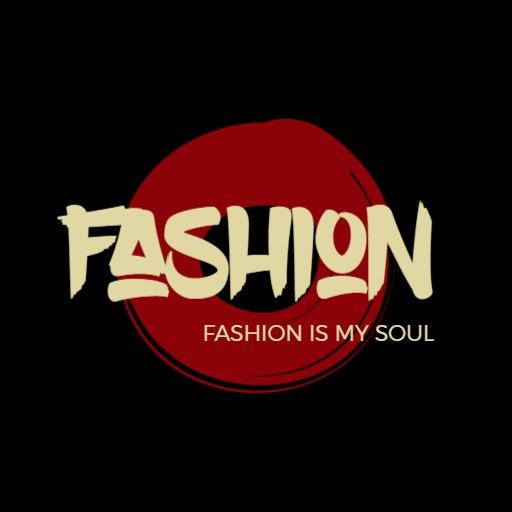 Bold Red Circle Symbolizing Passion for Fashion Logo Template