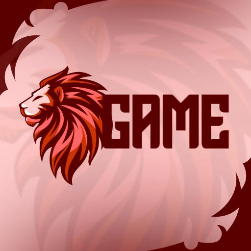 Bold Red Lion Emblem Representing Competitive Esports Logo Template