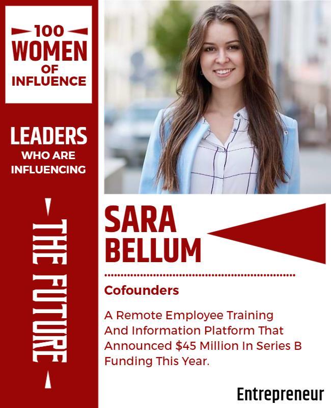 Bold Red Professional Business Achievement Recognition Poster Template