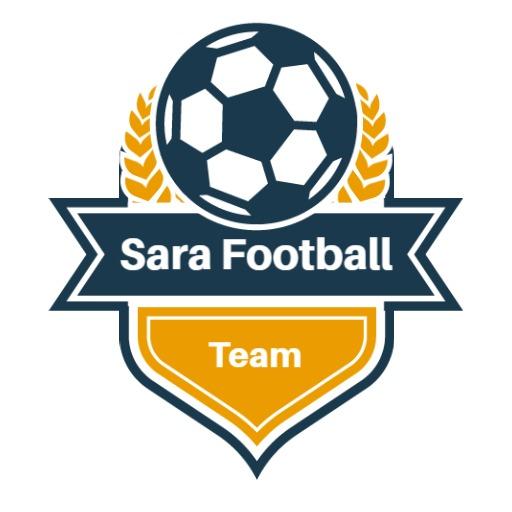 Bold Soccer Team Emblem Featuring Football Design Logo Template