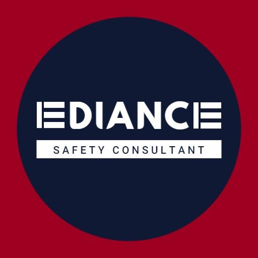 Bold Typography Showcasing Safety Consultant Branding Logo Template