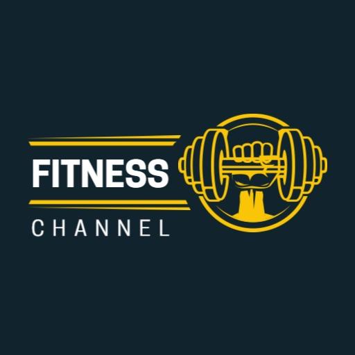 Bold Yellow and Black Fitness Channel Logo for Stronger You Logo Template