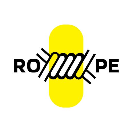 Bold Yellow and Black Rope Design Symbolizing Strength Logo Template