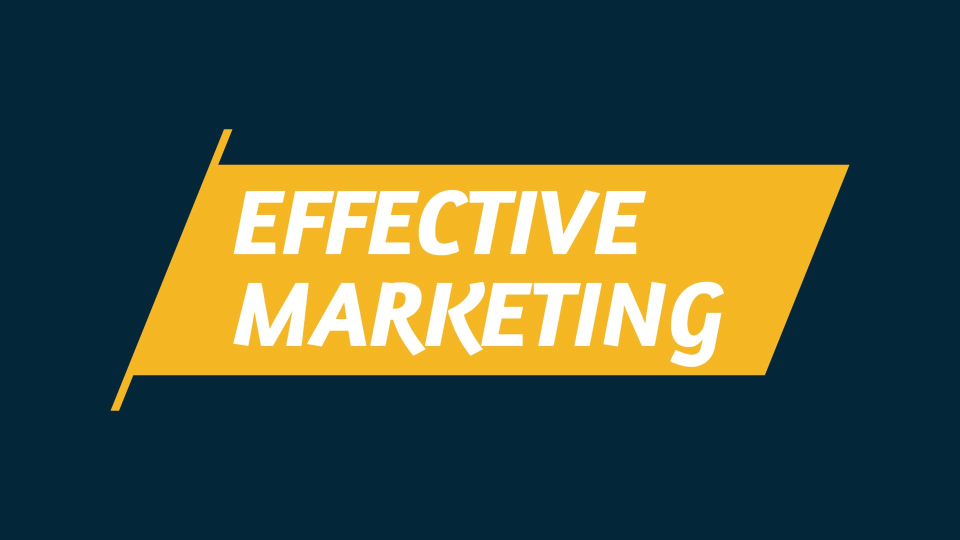 Bold Yellow Digital Marketing Strategy Overview Presentation Template