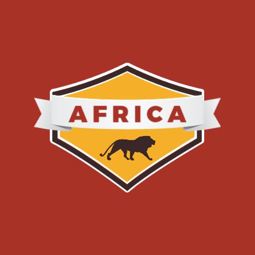Bold Yellow Shield Design Celebrating African Heritage Logo Template