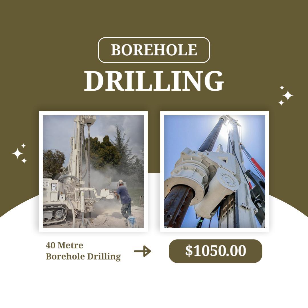 Borehole Drilling Service Promotional Instagram Flyer Template