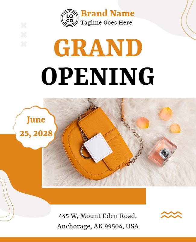 Boutique Grand Opening Event Flyer Template