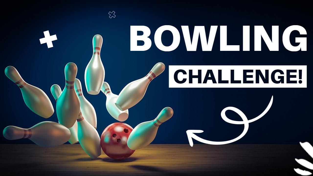 Bowling Strike Action Sports YouTube Thumbnail Template