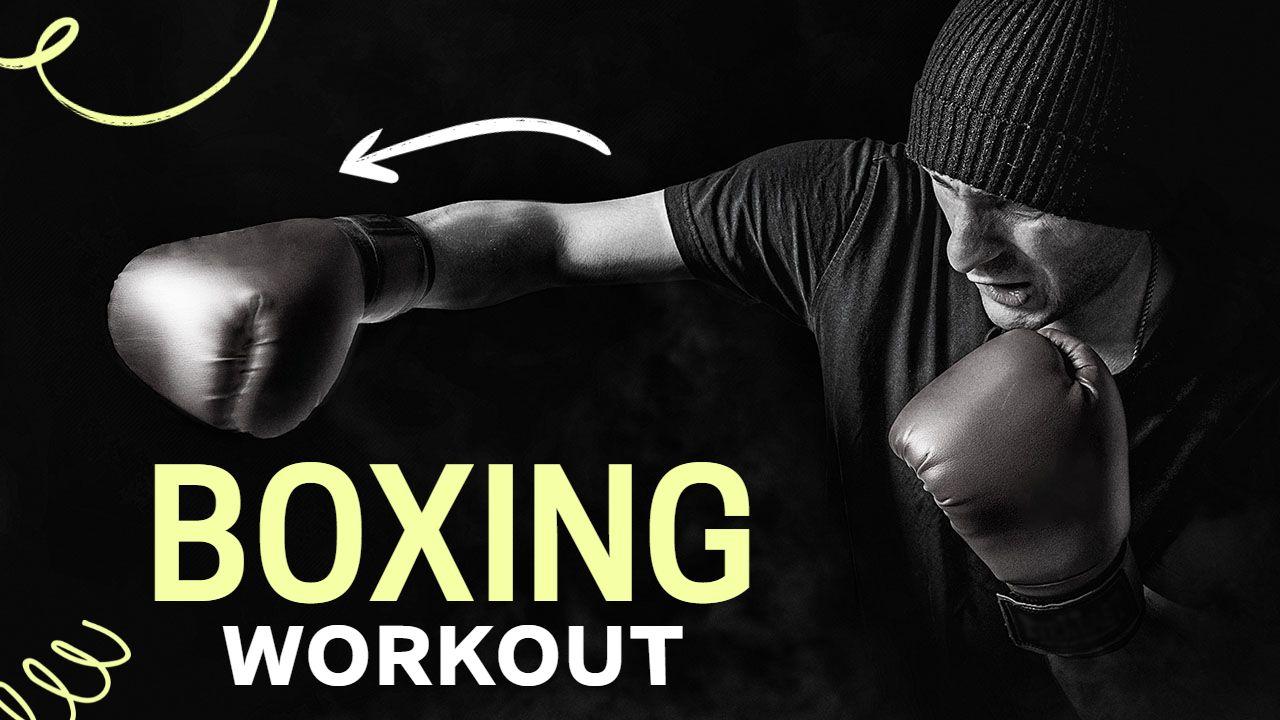 Boxing Training Intense Sports YouTube Thumbnail Template