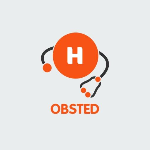 Bright Orange and White Hospital Logo with Medical Symbol Logo Template