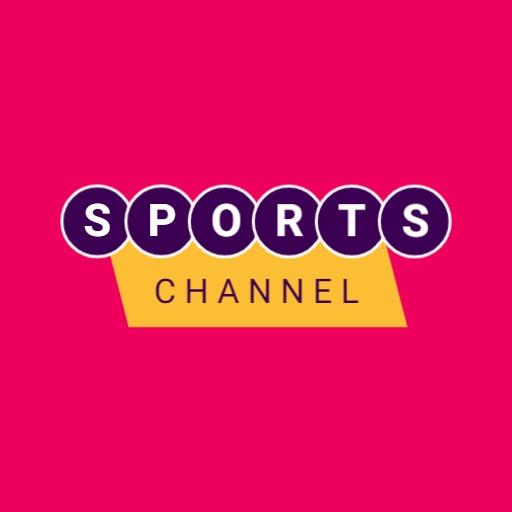 Bright Pink and Yellow Sports Channel Logo Design Idea Logo Template