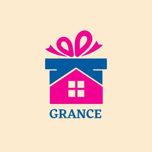 Bright Pink Gift Box with Playful Bow for Gift Shop Logo Template