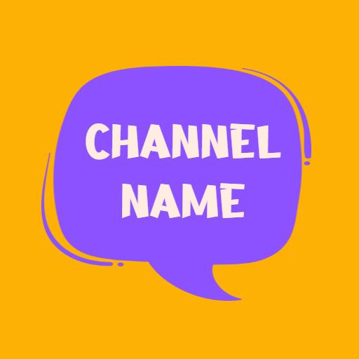 Bright Yellow Background with Fun YouTube Channel Logo Template