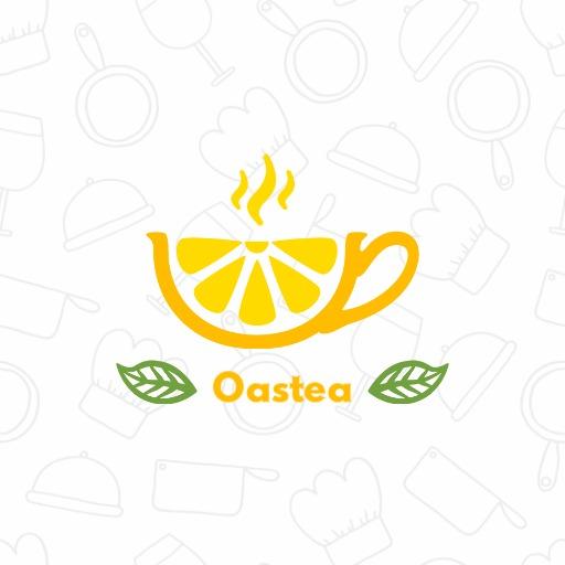 Bright Yellow Lemon Cup Design Showcasing Refreshing Fruit Logo Template