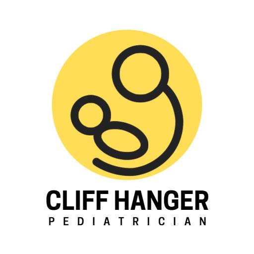 Bright Yellow Pediatric Care Design with Emphasis on Health Logo Template