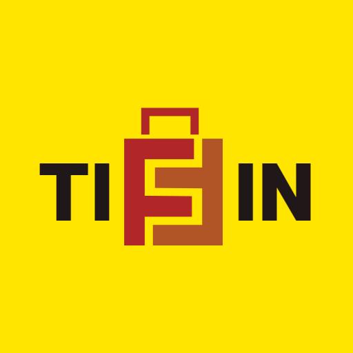 Bright Yellow Tiffin Design Showcasing Fresh Home-Cooked Meals Logo Template