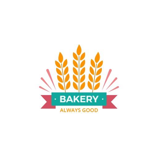 Bright Yellow Wheat Design for Fresh Bakery Logo Template