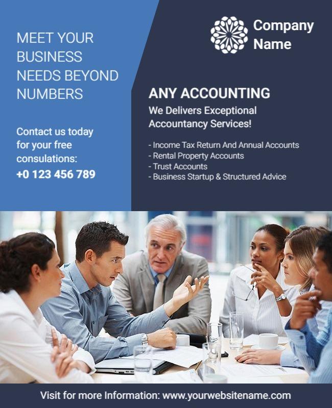 Business Accounting Flyer Template