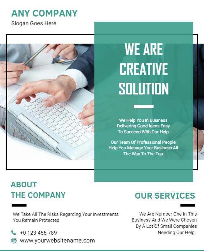 Business Creative Solutions Flyer Template