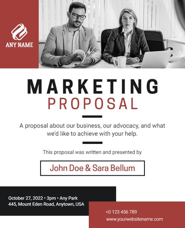 Business Marketing Proposal Event Flyer Template