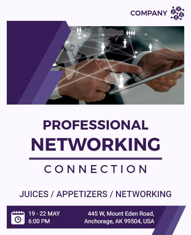 Business Networking Event Flyer Template