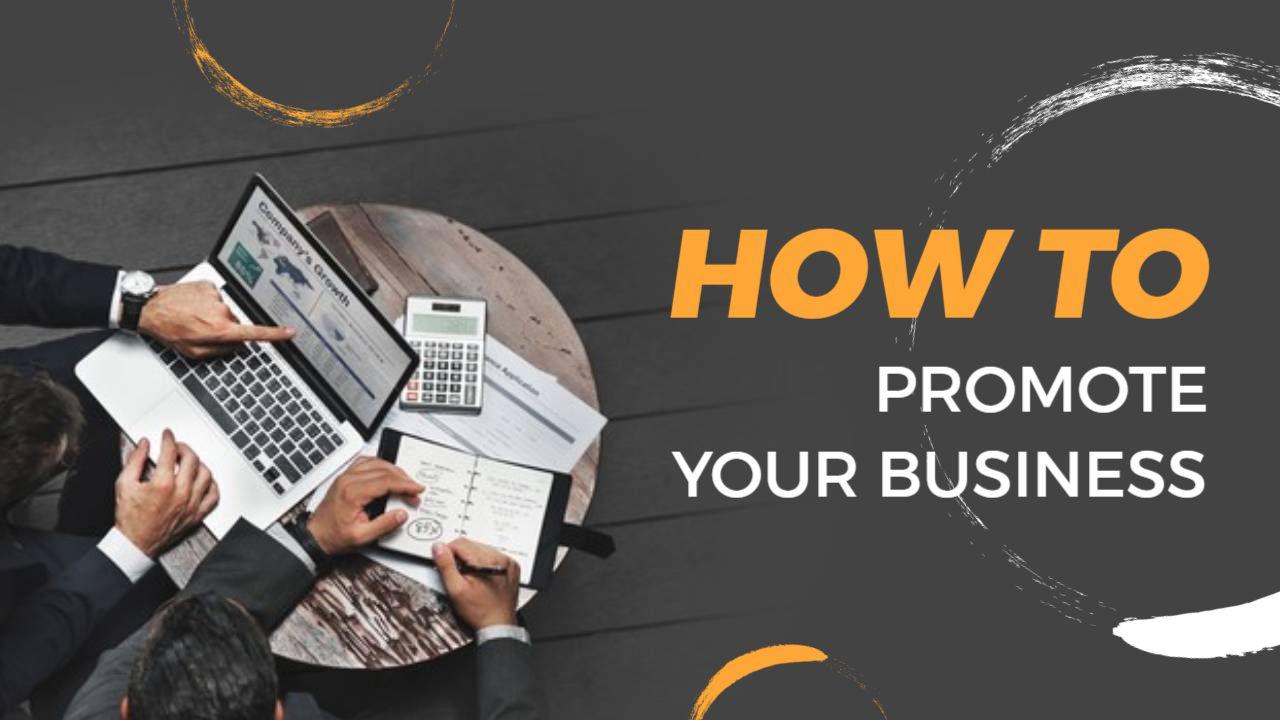 Business Promotion Strategies Tutorial YouTube Thumbnail Template
