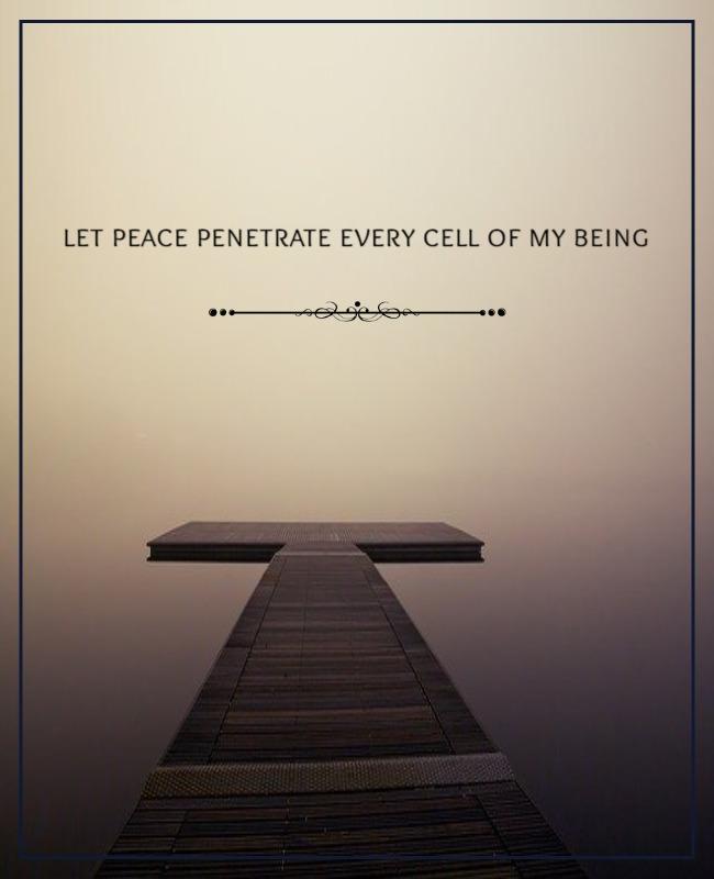 Calming Minimalist Serenity Meditation Poster Template
