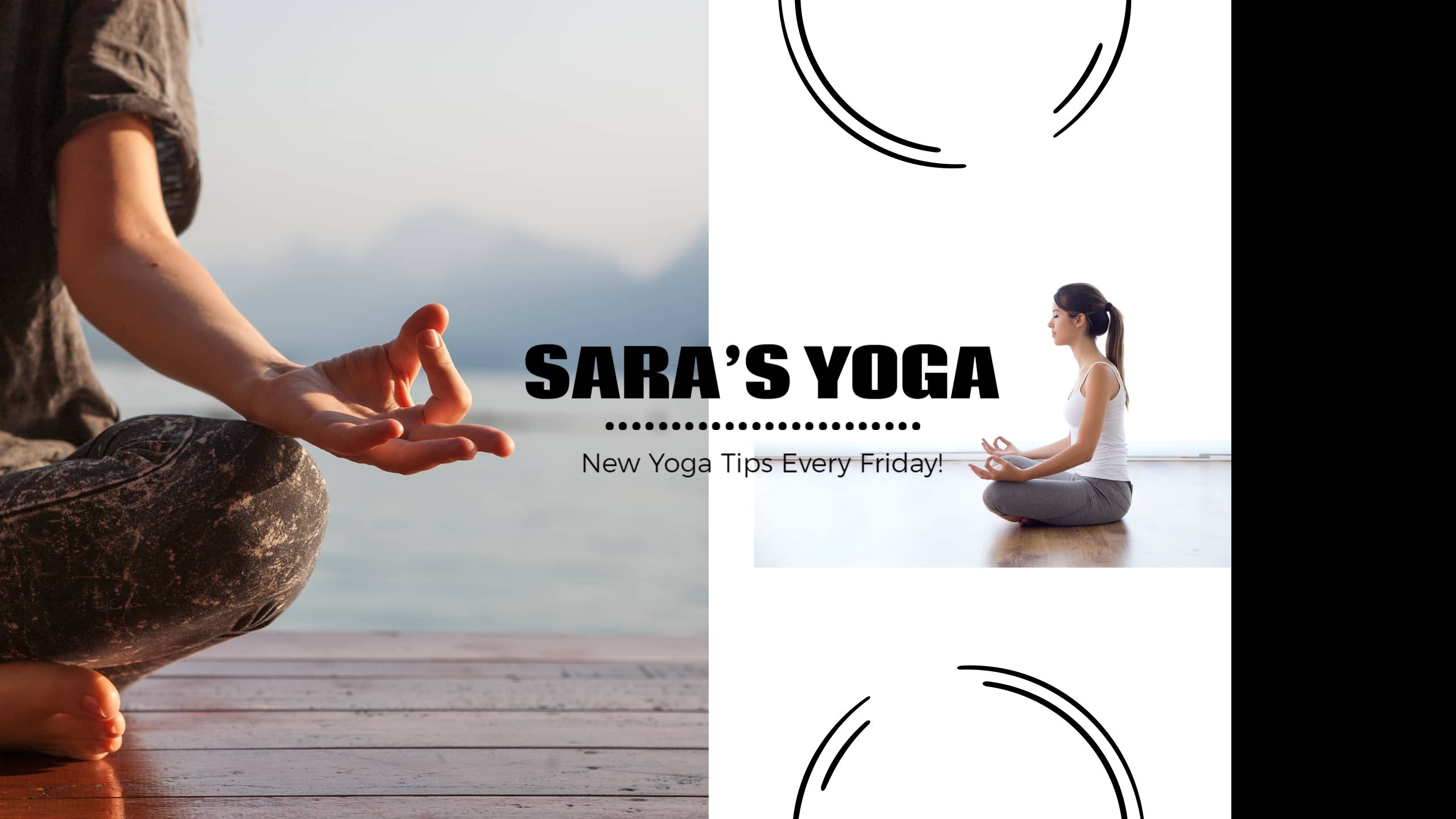 Calming Yoga Practices and Serenity Lifestyle YouTube Banner Template