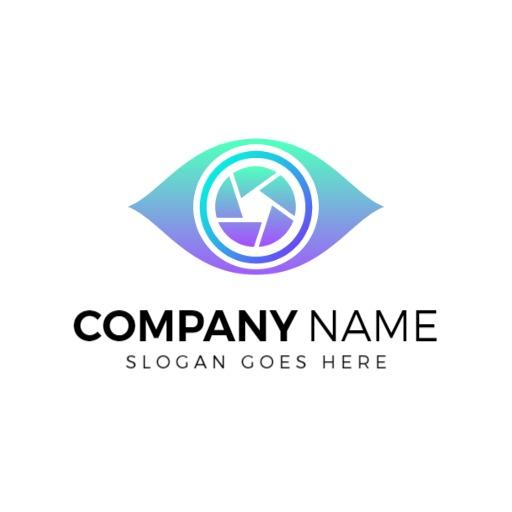 Captivating Eye Design Featuring Elegant Photography Company Logo Template