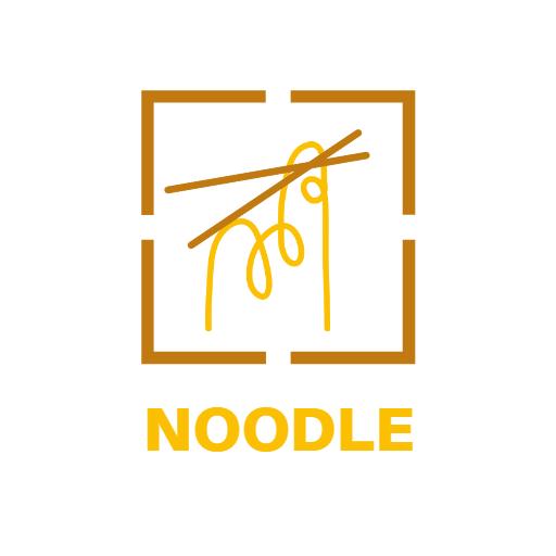 Captivating Yellow Noodle Design with Elegant Chopsticks Logo Template