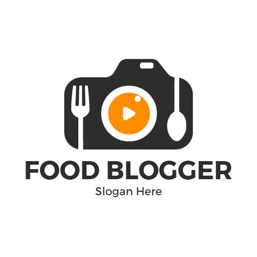Capturing Delicious Food Moments with Food Blogger Logo Template