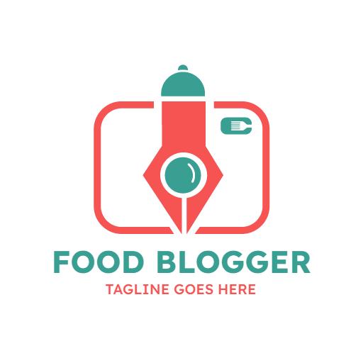 Capturing Delicious Moments with Engaging Food Blogger Logo Template