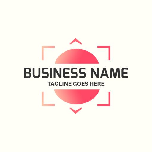 Capturing Moments with Stylish Pink Circular Photography Logo Template